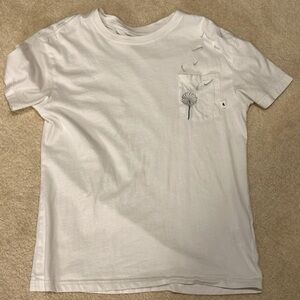 Nike Women Embroidered White T-shirt XS